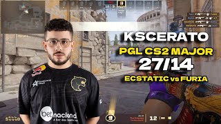 CS2 POV FURIA KSCERATO 2714 vs ECSTATIC Inferno PGL CS2 Major Copenhagen 2024 [upl. by Chansoo749]