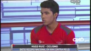 Entrevista a ciclista piurano Hugo Ruiz Calle [upl. by Afatsum]