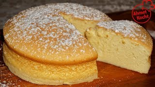 Japanischer Käsekuchen  japanese cheesecake  Ahmet Kocht  japanisch backen  Folge 338 [upl. by Orelia]