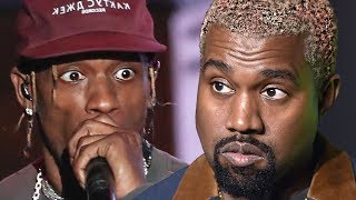 Kanye Claims Travis Scott Threatened Him After Sicko Mode Diss  Hollywoodlife [upl. by Isnan]