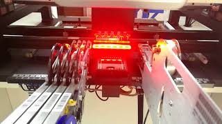 High Speed 6 Heads Automatic SMT PIck n Place Machine SMD PCB Assembly Machine Belt Type [upl. by Lehcor]