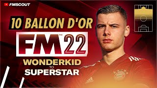 GAMEBREAKING Striker Wins 10 Ballon dOrs amp 1000 Goals  FM22 Wonderkids to Superstar [upl. by Archangel]