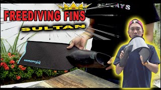 FREEDIVING FINS SULTAN MOLCHANOVS CARBON BIFINS MELANESIAFREEDIVE [upl. by Nuhsyar148]