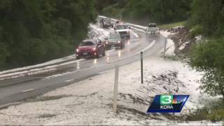 Funnel clouds spotted over Yuba Nevada counties [upl. by Azaria]