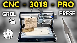 😱 CNC 3018 PRO a soli 127 € Creare e incidere in 2 minuti GRBL Facile anche per i principianti [upl. by Meehan]