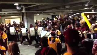 AHHHH DC GOGO Remix  The Washington Redskins Marching Band Drumline [upl. by Ardnohs]