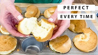 EASIEST Popovers Ever  No fancy equipment needed [upl. by Refinej]