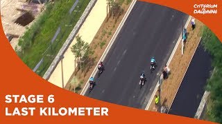 Last kilometer  Stage 6  Critérium du Dauphiné 2017 [upl. by Ivers]