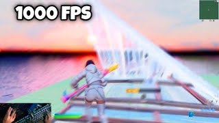 Fortnite on 1 FPS vs 1000 FPS [upl. by Naval]