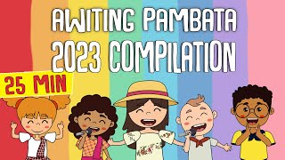 AWITING PAMBATA 2023 COMPILATION WITH LYRICS  Animated Filipino Nursery Rhyme  Muni Muni TV PH [upl. by Phemia]