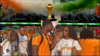 lambiance de la première journée de la coupe dAfrique des nations [upl. by Asiul]