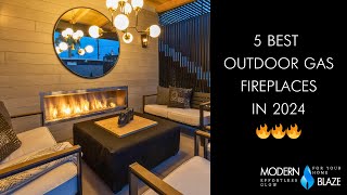 5 Best Outdoor Gas Fireplaces 2024 Picks [upl. by Ennaitsirhc96]