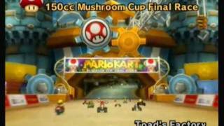 Mario Kart Wii Episode 1Intro amp Mushroom Cup 150cc [upl. by Veleda]