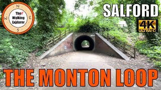 Walking The Monton Loop via Worsley Woods  Salford  June 2021  4K  CC [upl. by Trebla]