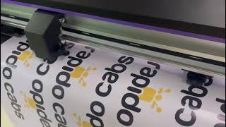 PRINTED SHEET CUT BY MIMAKI CG130AR STEP BY STEP [upl. by Fakieh402]