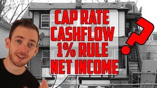 What is a Cap Rate Breaking Down Real Estate Investor Terms  Cashflow Net Income 1 Rule [upl. by Enailuj]