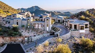 This Grand 22500000 Scottsdale Mansion is A True Work of Art [upl. by Michael309]