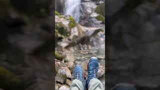 squamish explorecanada exploringbritishcolumbia chasingwaterfalls waterfallsounds youtubeshort [upl. by Hillel]