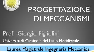 Progettazione Meccanismi Lezione1 [upl. by Davine]