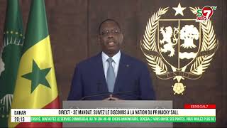 Lintégralité du Discours de Macky Sall en Français [upl. by Yeclehc]