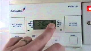 British Gas UP1 Boiler Controller Instructions [upl. by Otilia]