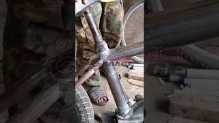 Sepeda Motor BMX Buatan Sendiri shorts homemade build diy bmx custom [upl. by Rhiana634]