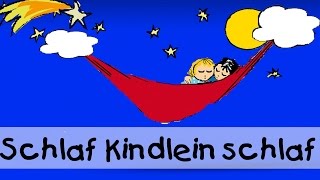 Schlaf Kindlein schlaf  Die besten Schlaflieder für Kinder  Kinderlieder [upl. by Imhsar]