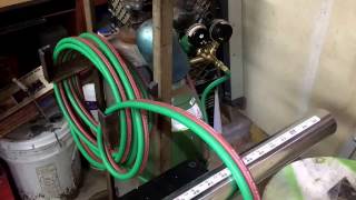 Replacing Oxy Acetylene Cutting Torch Hose [upl. by Wollis]