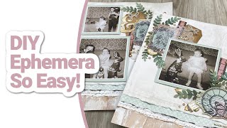 Best TIPS for Creating the Perfect Clusters for Scrapbooking Cards or Juke Journals [upl. by Ennylhsa]