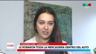 Con un inhibidor de alarmas le robaron toda la mercadería del auto a una emprendedora [upl. by Mloclam530]