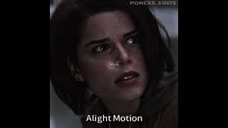 Sidney Prescott Scream 3 VS Billy Loomis  fyp alightmotion ghostfaceedit screamedits [upl. by Prudi]