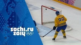 Ice Hockey  Mens SemiFinal  Sweden v Finalnd  Sochi 2014 Winter Olympics [upl. by Hpesojnhoj]