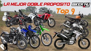 Top 9 La MEJOR Moto DOBLE PROPOSITO 250  400 CC Off road [upl. by Zamora783]