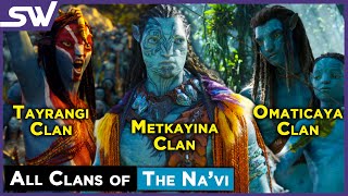 All 15 Navi Clans of Avatar Explained  Avatar The Way of Water [upl. by Nereen540]