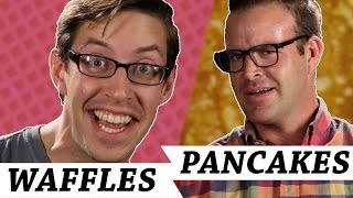 Waffles Vs Pancakes • Debatable [upl. by Sherline]