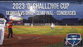 Georgia Red vs Ohio White  2023 Challenge Cup D division semifinal [upl. by Pax]