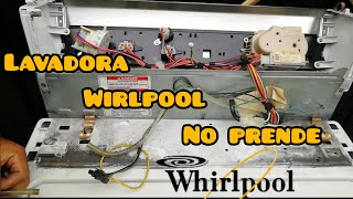 LAVADORA whirlpool NO prende no hace NADA [upl. by Fawn]