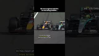 When Max Verstappen made a minor contact with Lewis Hamilton in F1 [upl. by Ebsen877]