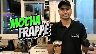 Mocha Frappe  How to make a Mocha Frappe  Barista  Coffee [upl. by Rebma]