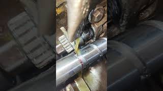 Kem shaft cutting thardmiling machine mechanical gear shorts [upl. by Diet578]