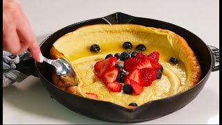 Homemade Dutch Baby Recipe  How to make a Dutch Baby Pancake [upl. by Steel973]