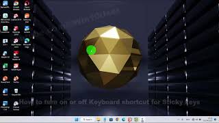 Windows 11 Home  How to turn on or off Keyboard shortcut for Sticky keys [upl. by Ilaire]