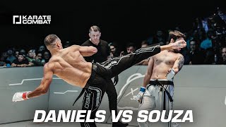 RAYMOND DANIELS vs BRUNO SOUZA  Full Fight  Karate Combat 43 [upl. by Mochun]