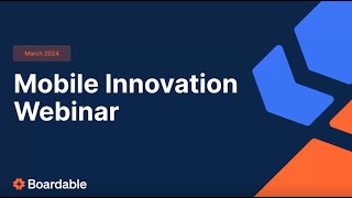 Boardable March Mobile App Webinar [upl. by Tess]