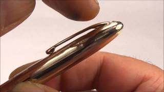 SHEAFFER SNORKEL METAL CAP REPAIR [upl. by Natan421]