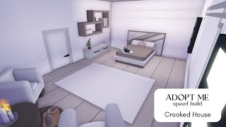 Winter Crooked House Speed Build  Adopt Me [upl. by Palua778]