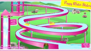 Barbie Puppy Water Park Slide Game Barbie Games Online [upl. by Hauhsoj]