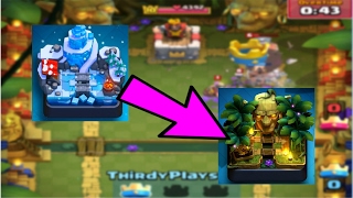 How To Get To Jungle Arena F2P Level 8 VS Level 10  Clash Royale [upl. by Chuipek]