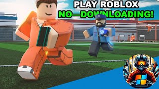 Play Roblox on PC Without Downloading  Easy Browser Guide—2025 [upl. by Damalis465]