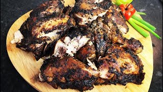 THE BEST HOMEMADE JERK CHICKEN  JAMAICAN OVEN JERK CHICKEN [upl. by Itirahc347]